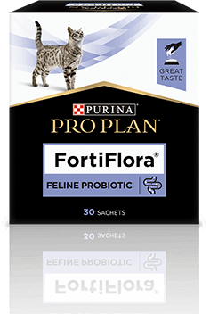 Purina Pro Plan FortiFlora Feline, Supplemento Probiotico per gatti, 30 bustine.